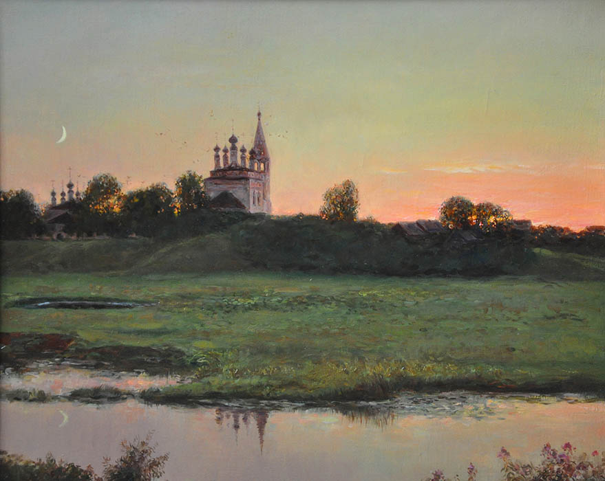 Sunset over Goritsa, Yuri Kudrin