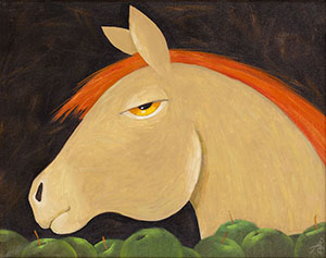 Horse apples (diptych)