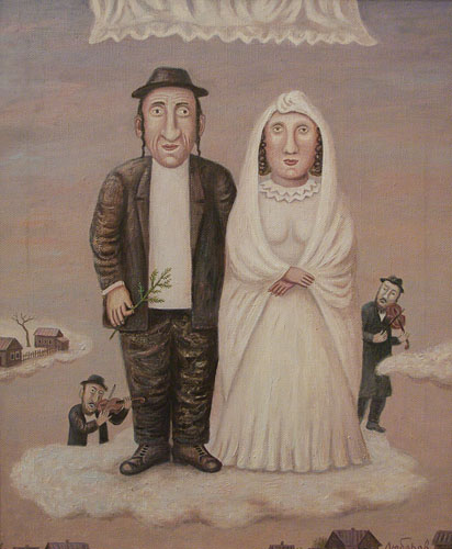 Jewish wedding. From the series “Jewish happiness”, Vladimir Lubarov