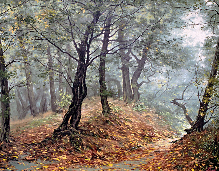 Forest fog, Alexey Adamov