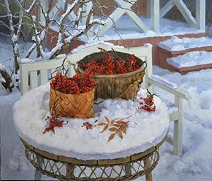 Still-life with the mountain ash