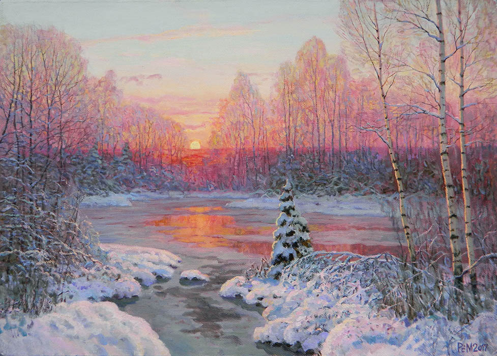 Pink dawn, Rem Saifulmulukov