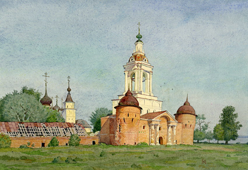 Bell tower of Abraham's monastery, Alexsandr Mukhin-Cheboksarsky