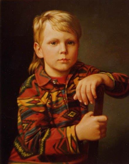 Portrait of a boy, Andrey Toropov