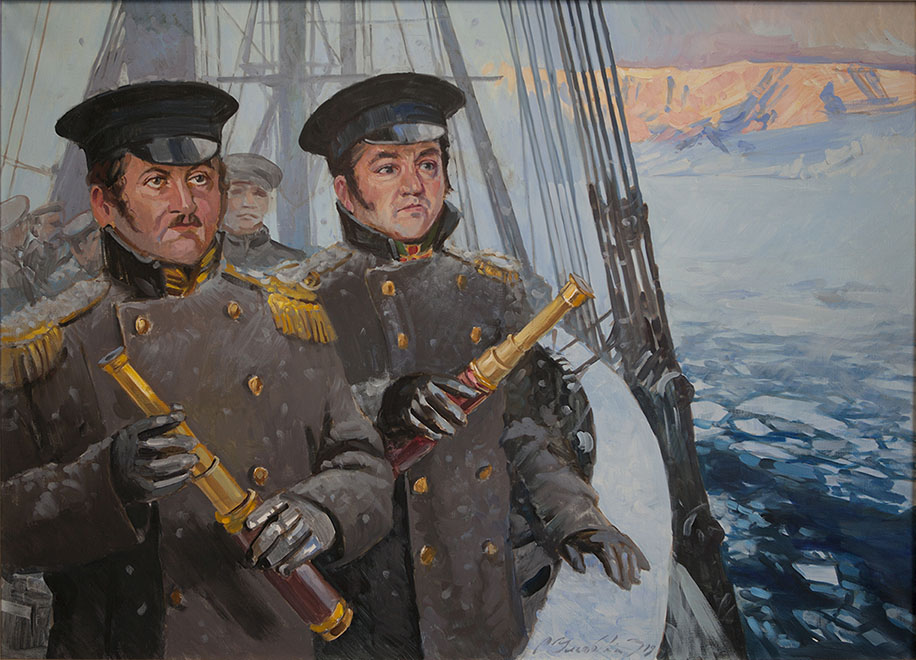 Russians in Antarctica. Bellingshausen and Lazarev, Sergey Ulyanovsky