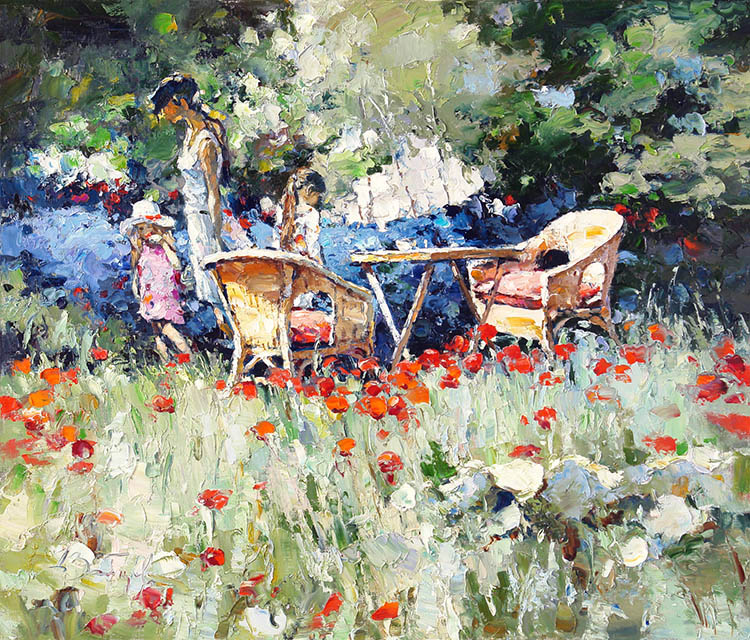 In the garden, Alexi Zaitsev