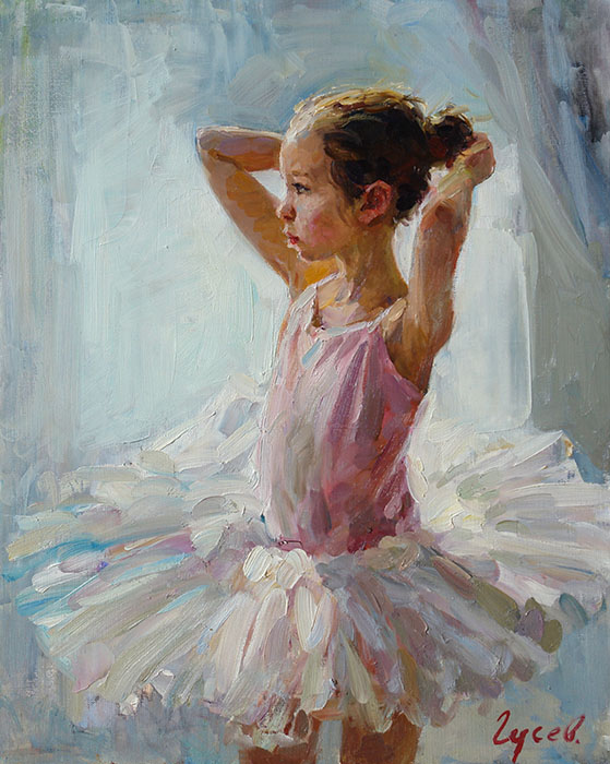 Portrait of the ballerina, Vladimir Gusev