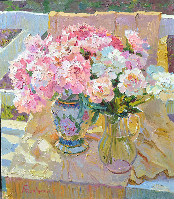 Peonies, Evgeny Balakshin