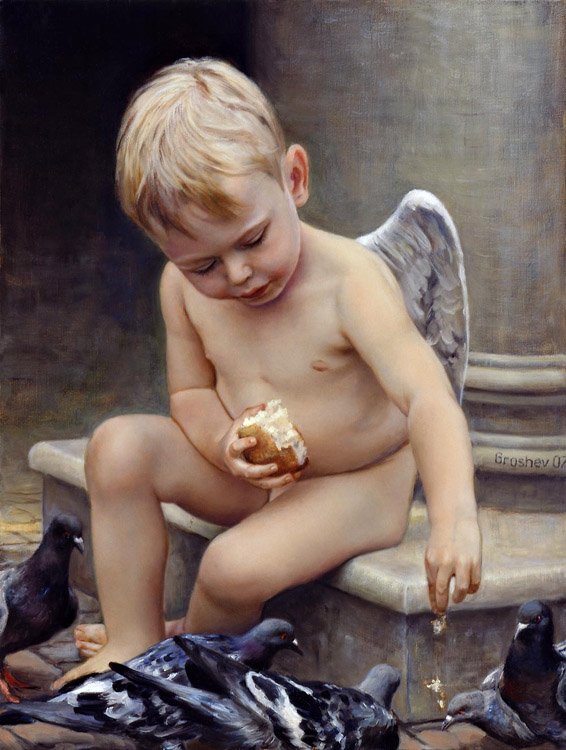 Angels and pigeons #3, Slava Groshev
