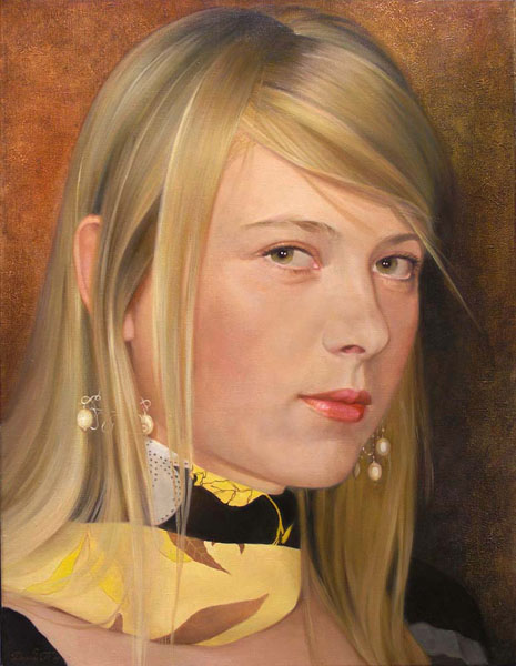 Portrait of Masha Sharapova, Tatyana Deriiy