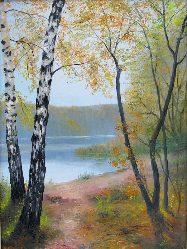 On lake, Nikolay Sysoev