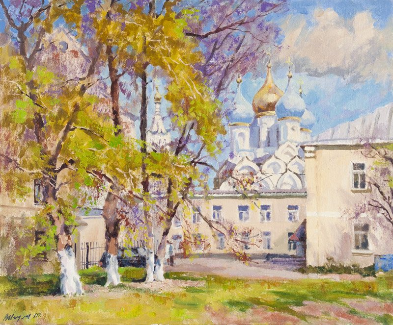 The courtyard in Ordynka. Moscow, Valeri Izumrudov