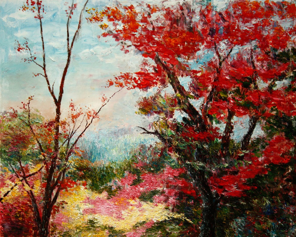 Color of fall - red, Vladimir Volosov