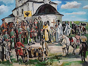 1706 г. Село Красное. (Приезд Петра I)