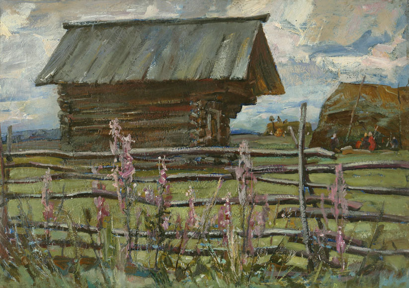 The Vologda area. A drying house, Vasili Kurakin