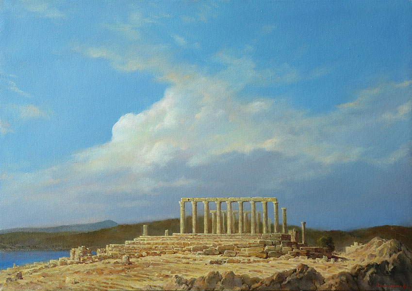 Храм Посейдона на мысе Сунион, Георгий Дмитриев