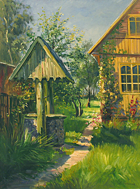 In the country, Valery Busygin