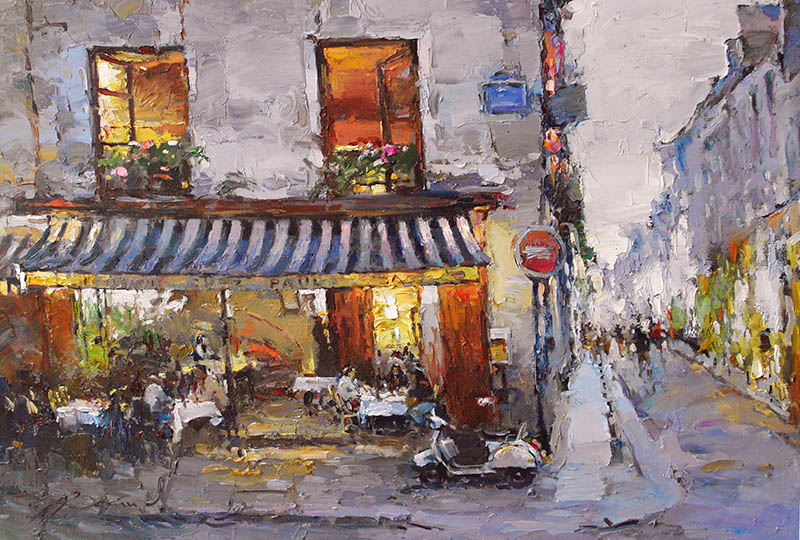 Кафе в Париже, Алексей Зайцев