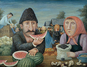Mr.Mtsyri with water-melon