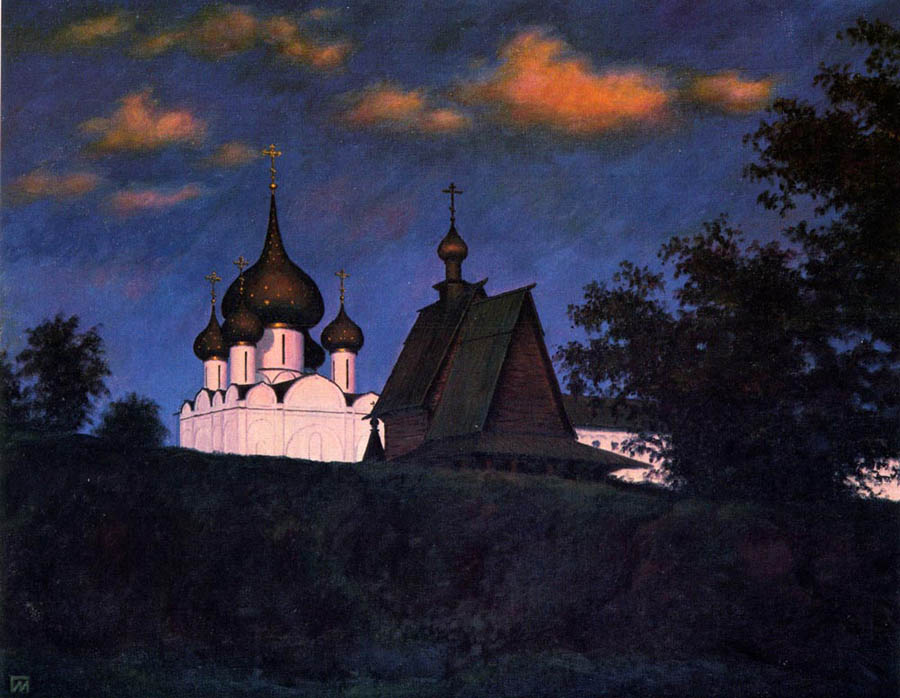 Evening in Suzdal, Gennady Maistrenko