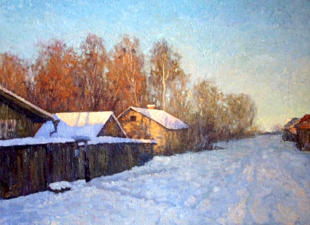 Winter morning, Nikolay Stryuchkov