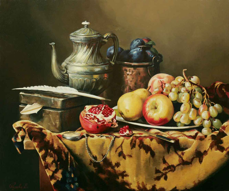 Still-life with the pomegranate, Elena Obukhova