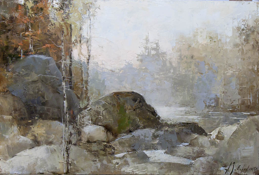 On granite banks, Alexandr Zavarin