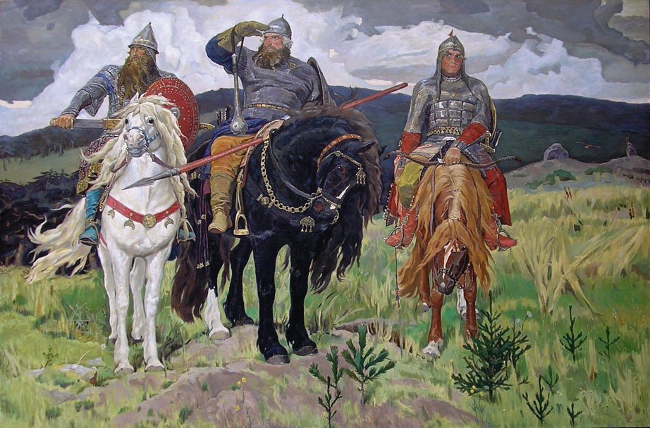 Васнецов В.М. (1848-1926) "Богатыри". Копия, Сергей Чаплыгин