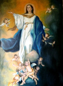 Maria's rise, the copy from Bartolomé Esteban Murilyo's work