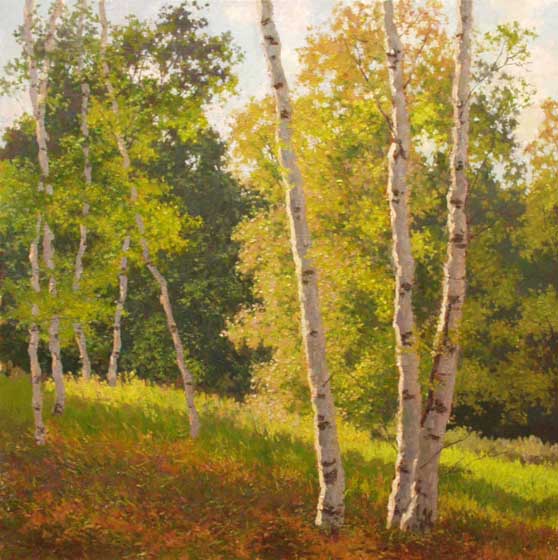 Among birches, Michael Arbitailo