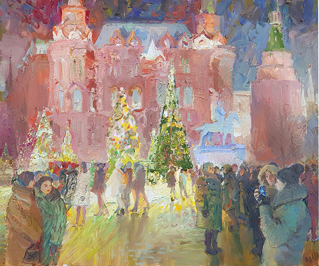 New year celebrations at the Kremlin, Maria Sherbinina
