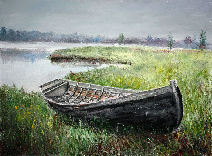 Old boat, Vladimir Volosov