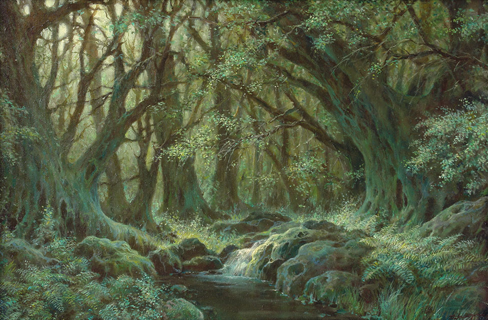 Forest stream, George Dmitriev