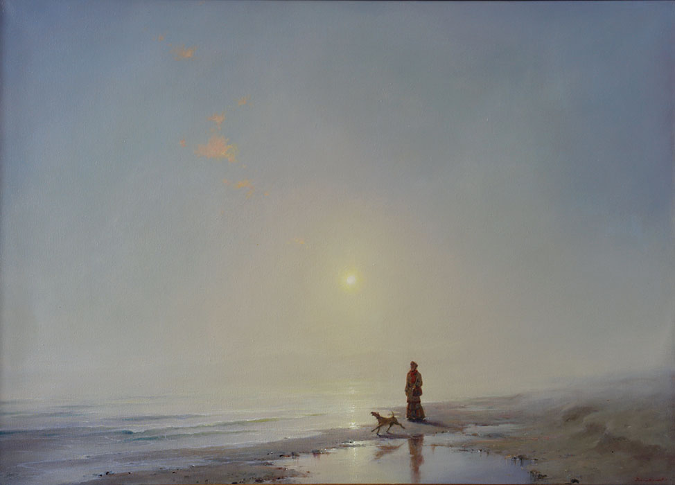 Walk along the sea, George Dmitriev