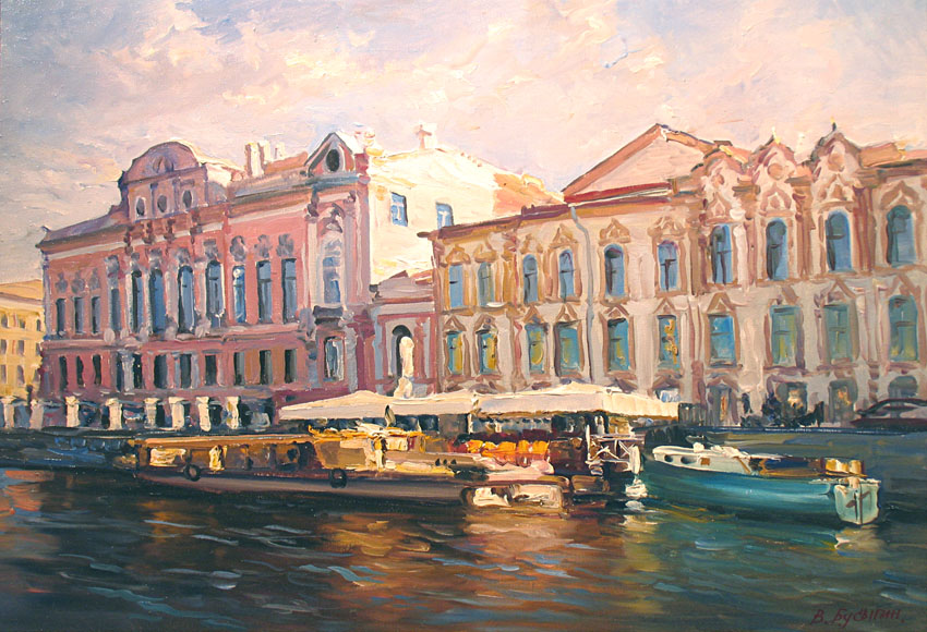 Quay in St. Petersburg, Valery Busygin