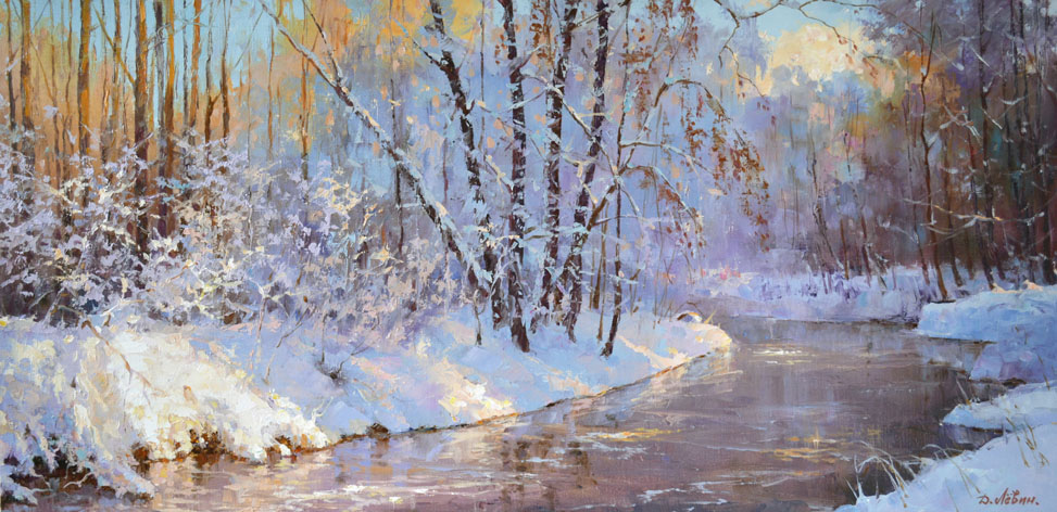 The snowy decoration, Dmitry Levin