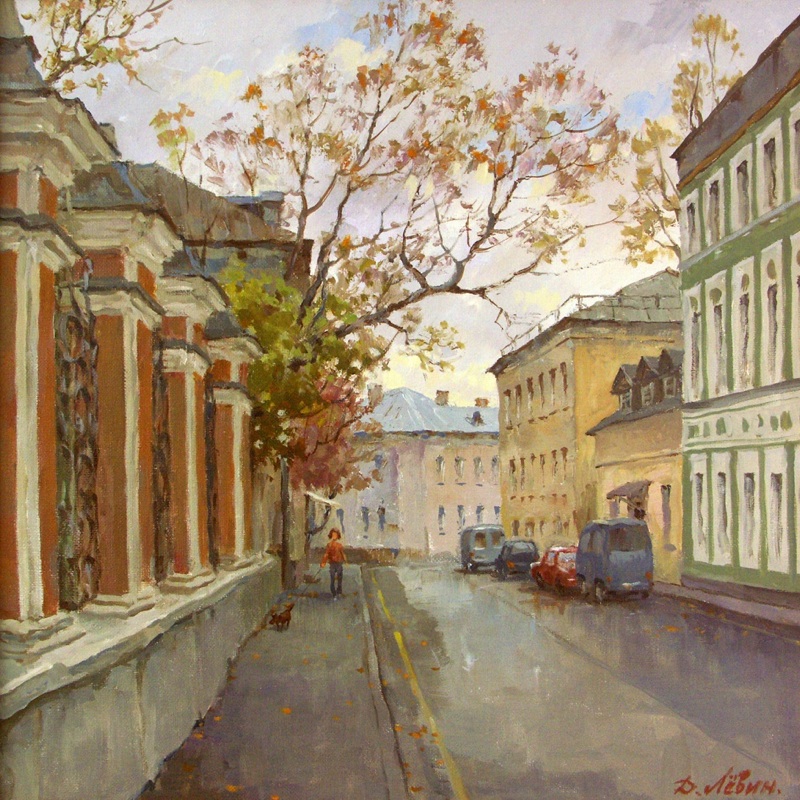 Autumn on the Basmannaya street. Moscow, Dmitry Levin
