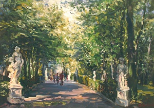 The alley in Summer Garden