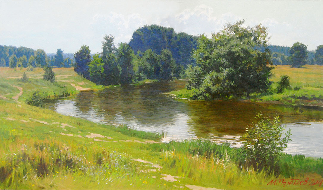 The bend of the Klyazma river, Michail Poletayev