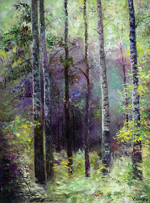In the dark blue forest ..., Vladimir Volosov