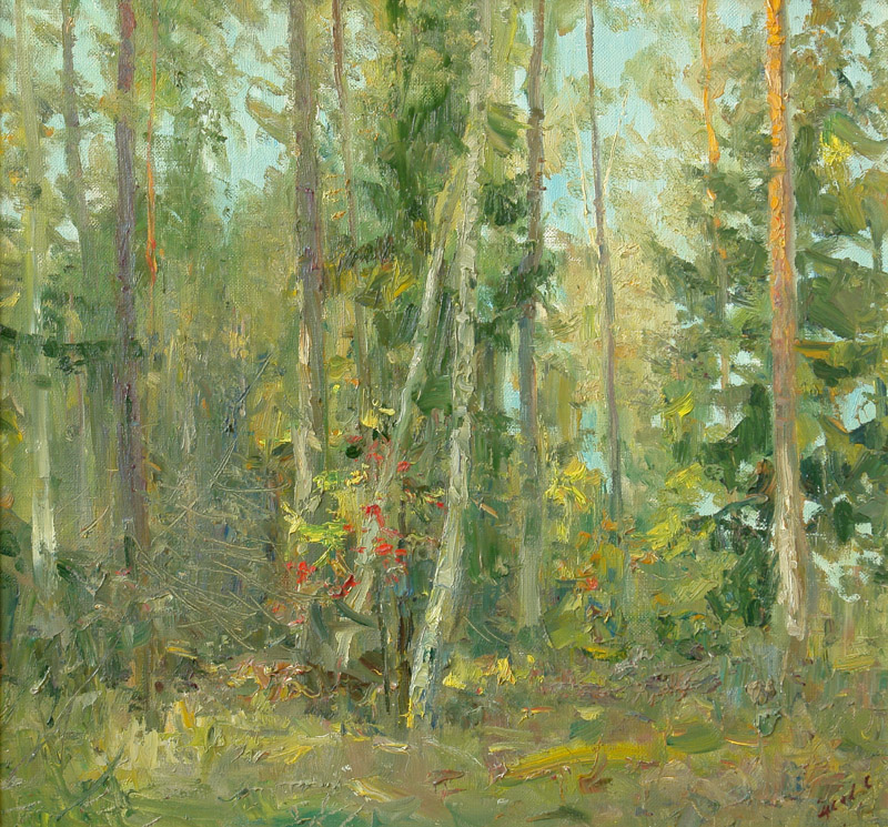 Autumn forest, Sergey Gusev