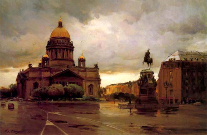 Исаакиевская площадь, Дмитрий Слепушкин