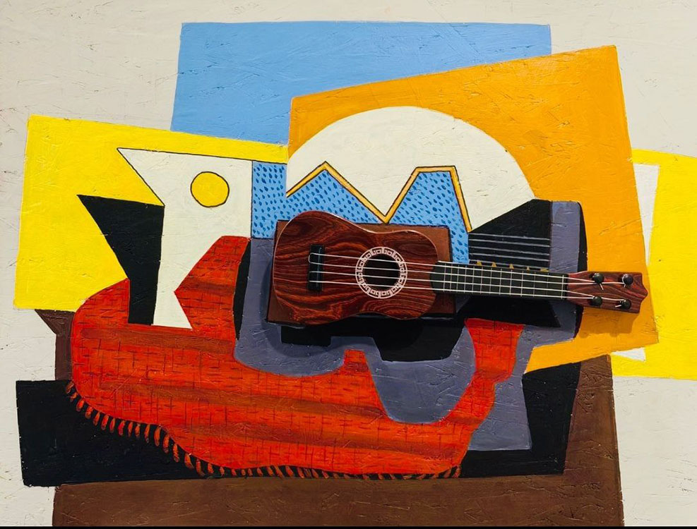 Ukulele. Homage to Picasso, Alexandr Tolstikov