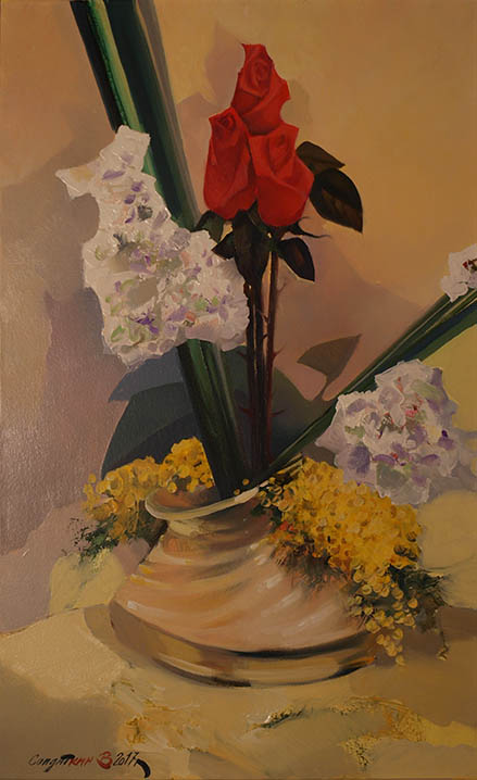 Spring roses, Vladimir Soldatkin
