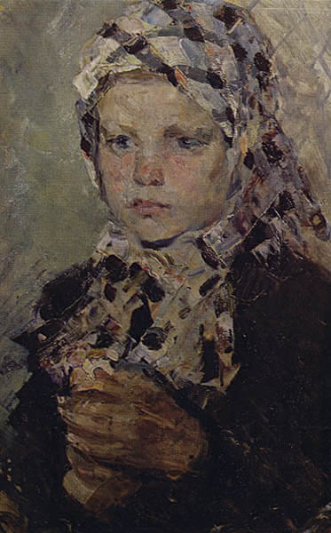 Девочка с цветком, Сергей Гусев