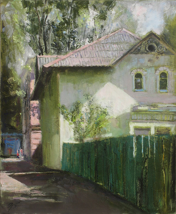 Green fence. Yaroslavl City, Andrey Aranyshev