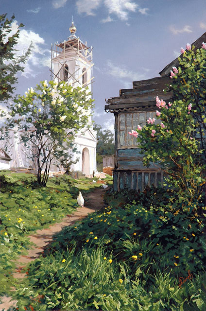 Lilac blossoms, Alexey Adamov