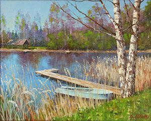 Май на академической даче