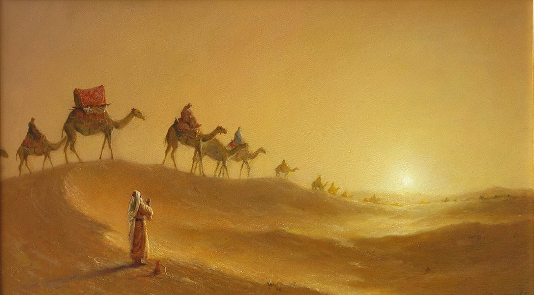 Desert Prayer, George Dmitriev