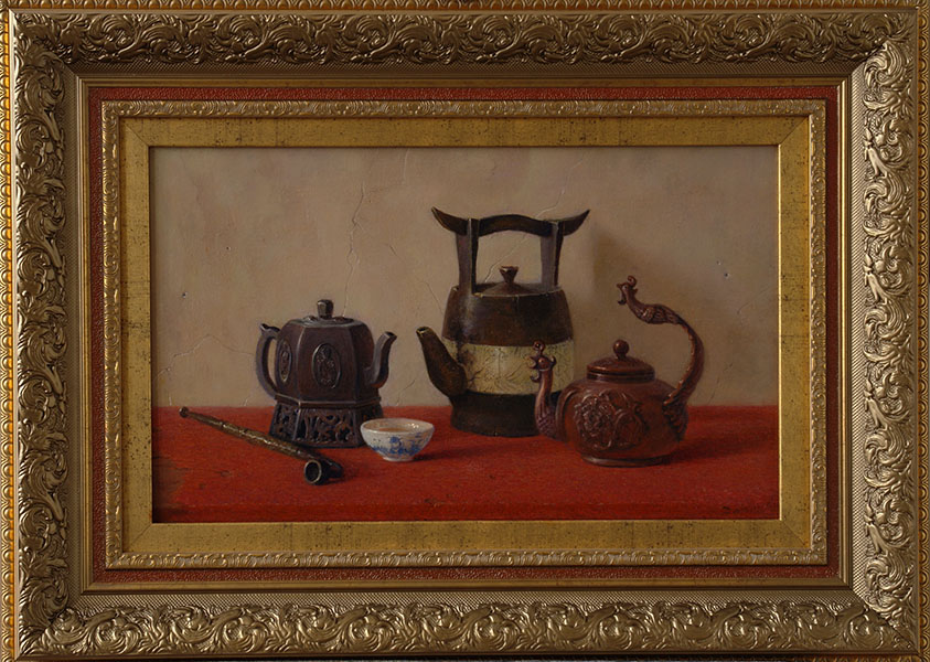 Still life "Tea ceremony", George Dmitriev